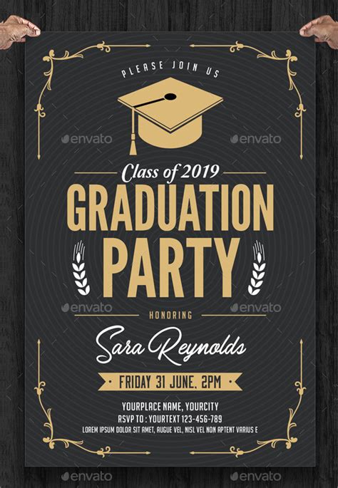 graduation party invitation template|More.